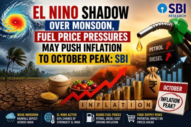 El Nino Shadow Over Monsoon, Fuel Price Pressures May Push Inflation to October Peak: SBI