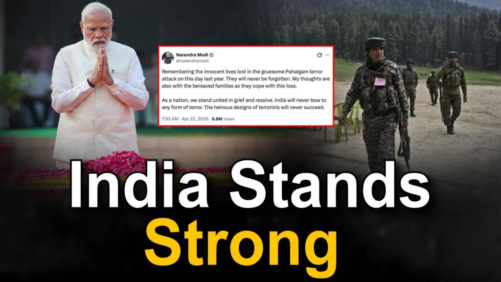 PM Modi Honors Pahalgam Terror Attack Victims, Reaffirms India’s Zero-Tolerance Policy